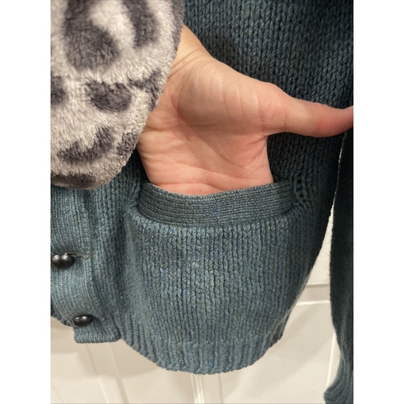 Vintage 1950s M Manhattan Mohair Blend Cardigan Sweater USA HTF Prop Classic - Picture 8 of 11